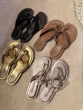 Bernardo Women's Sandals (lot of 4)